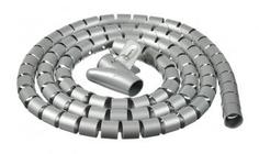 Кабельный органайзер Buro BHP CG252S Spiral Hose 25x2000mm Silver