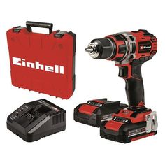 Дрель-шуруповерт EINHELL PXC TE-CD 18/50 Li BL, 2Ач, с двумя аккумуляторами [4513896]