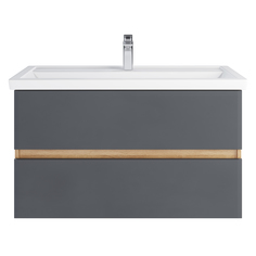 Тумба подвесная SanStar Инфинити 100 с раковиной Фостер 100 (комплект) для ванной комнаты