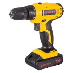 Дрель-шуруповерт EUROLUX ДА-20/2Li, 1.5Ач, с двумя аккумуляторами [72/14/52]