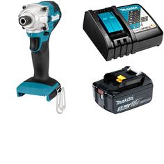 Шуруповерт Makita DTD156RF импульсный аккумуляторный 155Нм 18В LXT Li-Ion 1x3Ач, з/у