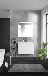 Тумба под раковину 900x450x500 BelBagno ALBANO Bianco Lucido ALBANO-900-2C-SO-BL Kaiser