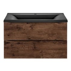 Тумба с раковиной Vincea Mia 800 R.Wood, Black