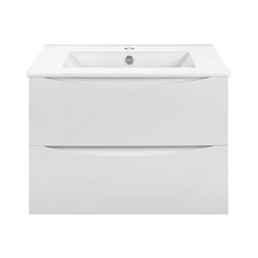Тумба с керамической раковиной Vincea Mia 600 G.White