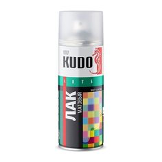 КУДО KU-9004 Лак аэрозольный акриловый матовый (0,52л) Kudo