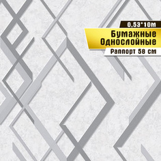 Бумажные обои "Контур 01" Саратовская обойная фабрика