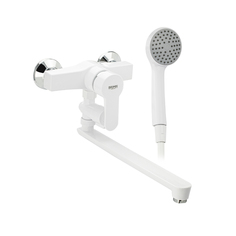 Смеситель в ванную длинный излив с дивертором BRIMIX 555