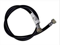 Шланг газовый Русло ЧГГ-12 Гайка-Гайка 1,2 м. подводка армированная, для плиты