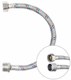 KLIP 1323 подводка гибкая для воды гайка из нержавеющей стали 1/2" В/Н 400мм No Brand