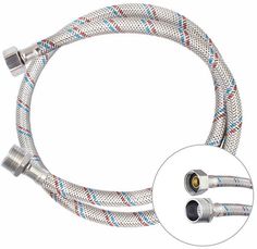 KLIP 1326 подводка гибкая для воды гайка из нержавеющей стали 1/2" В/Н, 800мм No Brand