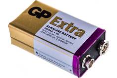Алкалиновая батарейка GP Extra Alkaline 9V Крона - 1 шт. 1604AXNEW-CR1 GP 1604AXNEW-CR1