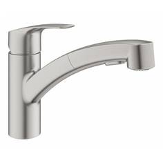 Смеситель GROHE Eurosmart однорычажный для кухни, суперсталь (30305DC1)