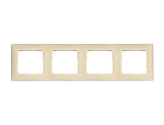 Рамка LEGRAND Valena 774354 4-ная, слоновая кость
