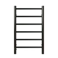 Полотенцесушитель Электрически GROIS Laura GR-131 400x 700 П6 RAL9005 L черный матовый