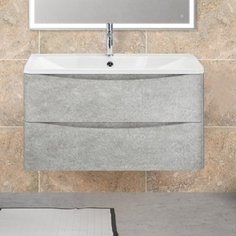 Тумба для комплекта BelBagno Acqua 100 подвесная, cemento verona grigio