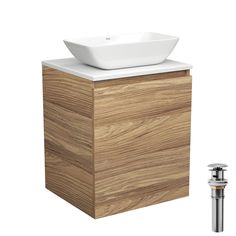 Тумба Bau Dream Blackwood 50 с дверцей,раковина BAU Spectrum mini 47х24 выпуск клик клак Bauedge