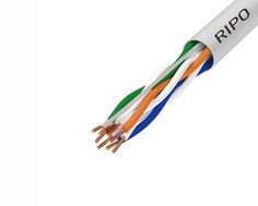 Патч-кабель RIPO U/UTP4, Cat5е 125МГц CCA PVC нг(B) серый 001-112134/30