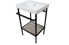 Тумба металлическая под раковину Leman Stilson 50 6.TN50.ST.2, Лофт