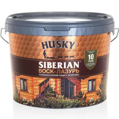 Воск-лазурь декоративно-защитный состав для древесины husky siberian 2,5л палисандр