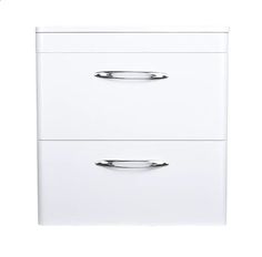 Тумба подвесная Style Line Каре 60 (2 ящ.) + Умывальник Каре Люкс 600х450 Люкс белая, P