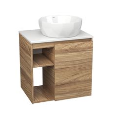 Тумба Bau Dream Blackwood 60 правая,раковина BAU Diamond D40 Bauedge