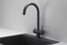 Смеситель для кухни Granula Kitchen Space KS-7104, черный матовый