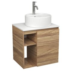 Тумба Bau Dream Blackwood 60 правая,раковина BAU Element D40,белая,смеситель Hotel Dream Bauedge