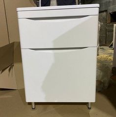 Тумба напольная Style Line Бергамо мини 60 (2 ящ.) + Умывальник Каре Люкс МИНИ 600х350