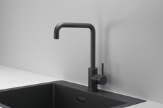 Смеситель для кухни Granula KS-7110, ЧЕРНЫЙ МАТОВЫЙ, KITCHEN SPACE