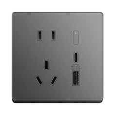 Умная розетка Xiaomi Smart Wall Socket Pro Space Gray XMZNC01LM CN