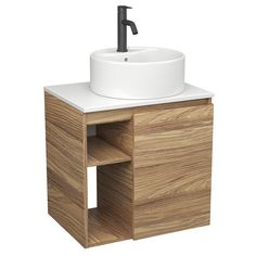 Тумба Bau Dream Blackwood 60 правая,раковина BAU Element D40,смеситель Hotel Dream Black Bauedge
