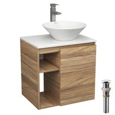 Тумба Bau Dream Blackwood 60 правая,раковина BAU Dream D43,смеситель Hotel Still,выпуск Bauedge