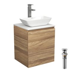 Тумба Bau Dream Blackwood 50,раковина BAU Spectrum mini 47х24,смеситель Hotel Still,выпуск Bauedge