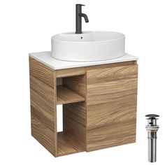 Тумба Bau Dream Blackwood 60,раковина BAU Nimb 51х41,смеситель Hotel Dream Black,выпуск Bauedge
