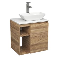 Тумба Bau Dream Blackwood 60 правая,раковина BAU Spectrum mini 47х24 смеситель Hotel Still Bauedge