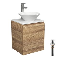Тумба Bau Dream Blackwood 50,раковина BAU Dream D43,смеситель Hotel Still,выпуск Bauedge