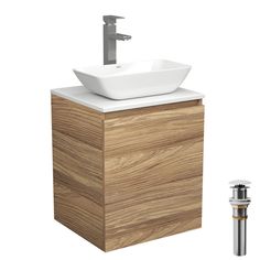 Тумба Bau Dream Blackwood 50,раковина BAU Spectrum mini 47х24,смеситель Hotel Still,выпуск Bauedge