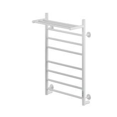 Полотенцесушитель Электрический Ника WAY-2 800х500мм с полкой RAL9016 белый матовый U Nika