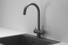Смеситель для кухни Granula KS-7104, графит МАТОВЫЙ, KITCHEN SPACE