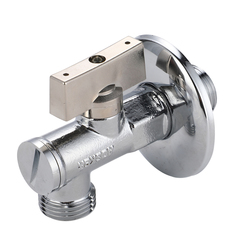 Кран шаровый AOSKER 0110.1515 1/2" хром с фильтром и декоративной чашкой