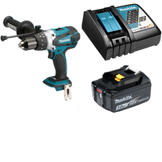 Дрель-шуруповерт ударная аккумуляторная Makita 91Нм 18В LXT Li-Ion 1x3Ач DHP458RF