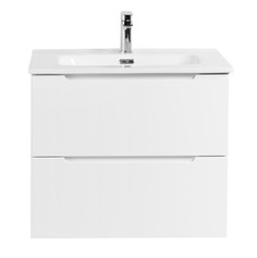 Тумба с раковиной BelBagno ETNA-600 Bianco Lucido с 2-мя ящиками