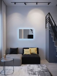 Зеркало для ванной Qwerty 60*80 горизонтальное с холодной LED-подсветкой No Brand