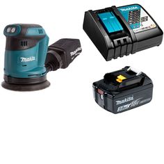 Эксцентриковая шлифмашина аккумуляторная Makita DBO180RF 18В LXT-125мм, акк 3Ач и з/у