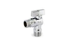 Кран для подключения бачков/смесителей Uni-Fitt НН 1/2", хромированный 180C2000