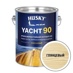 Яхтный лак HUSKY YACHT 90 атмосферостойкий глянцевый 2,7 л