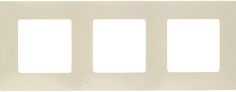 LEGRAND Etika 672513 рамка трехместная слоновая кость