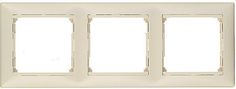 LEGRAND Valena 695633 рамка трехместная слоновая кость