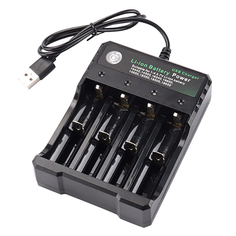 Зарядное устройство ULIKE для аккумуляторов Li-ion на 4 слота USB