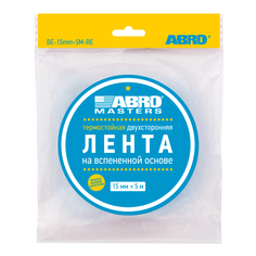 Скотч Двухсторонний Abro 15 Мм Х 5 М Черная ABRO арт. BE-15mm-5M
